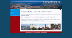 Desktop Screenshot of kielapartment.de