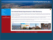 Tablet Screenshot of kielapartment.de